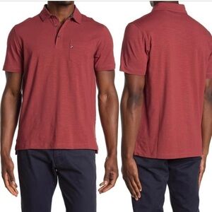Tailor Vintage Men’s Short Sleeve Polo Fired Brick NWT
